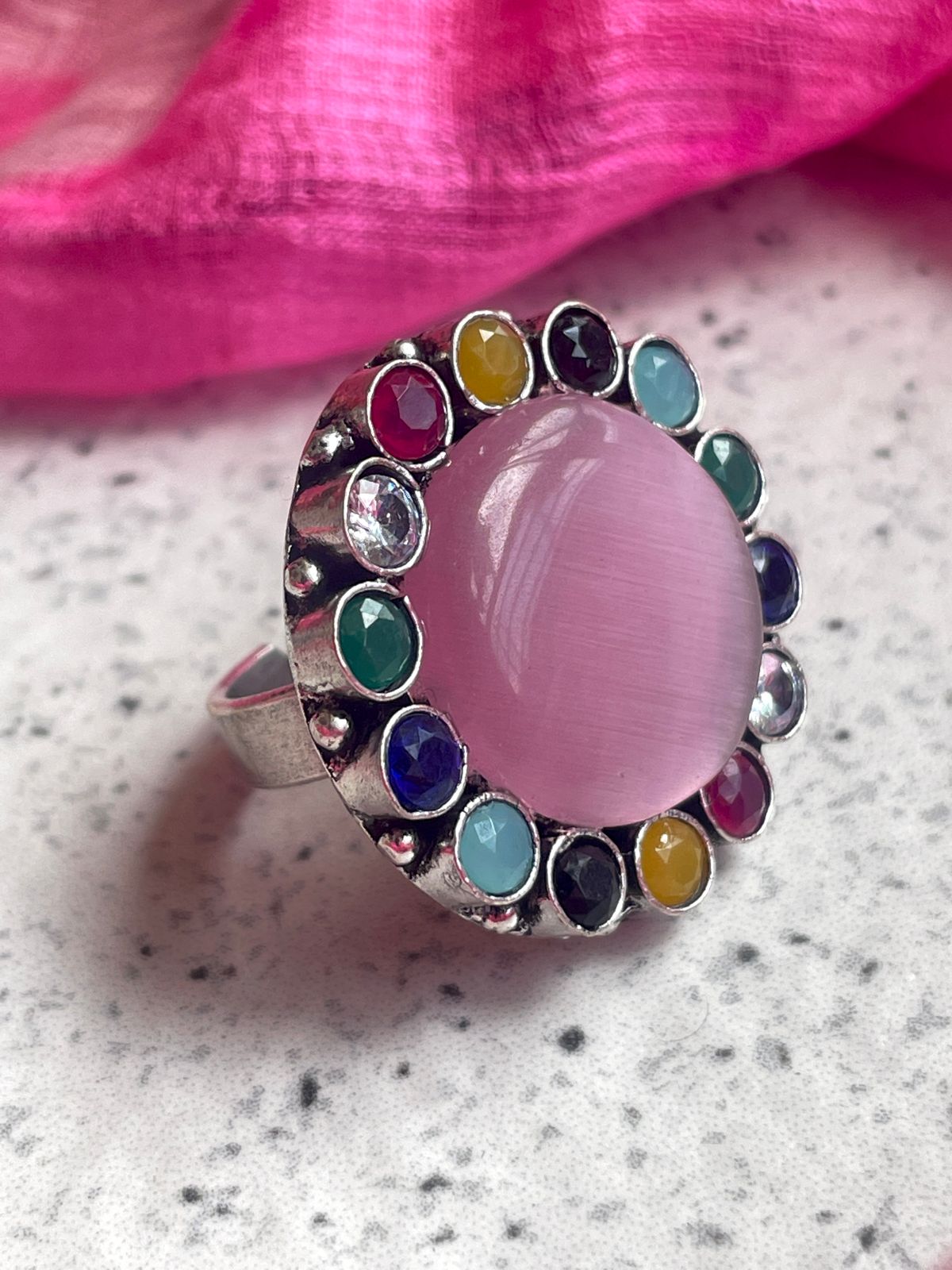 Monalisa Stone Partywear Trendy Ring