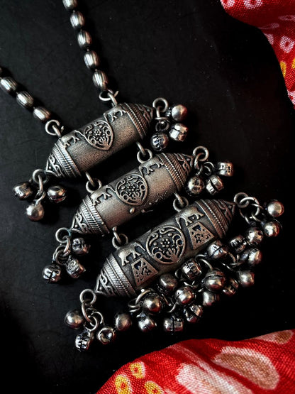 Oxidized Partywear long Necklace