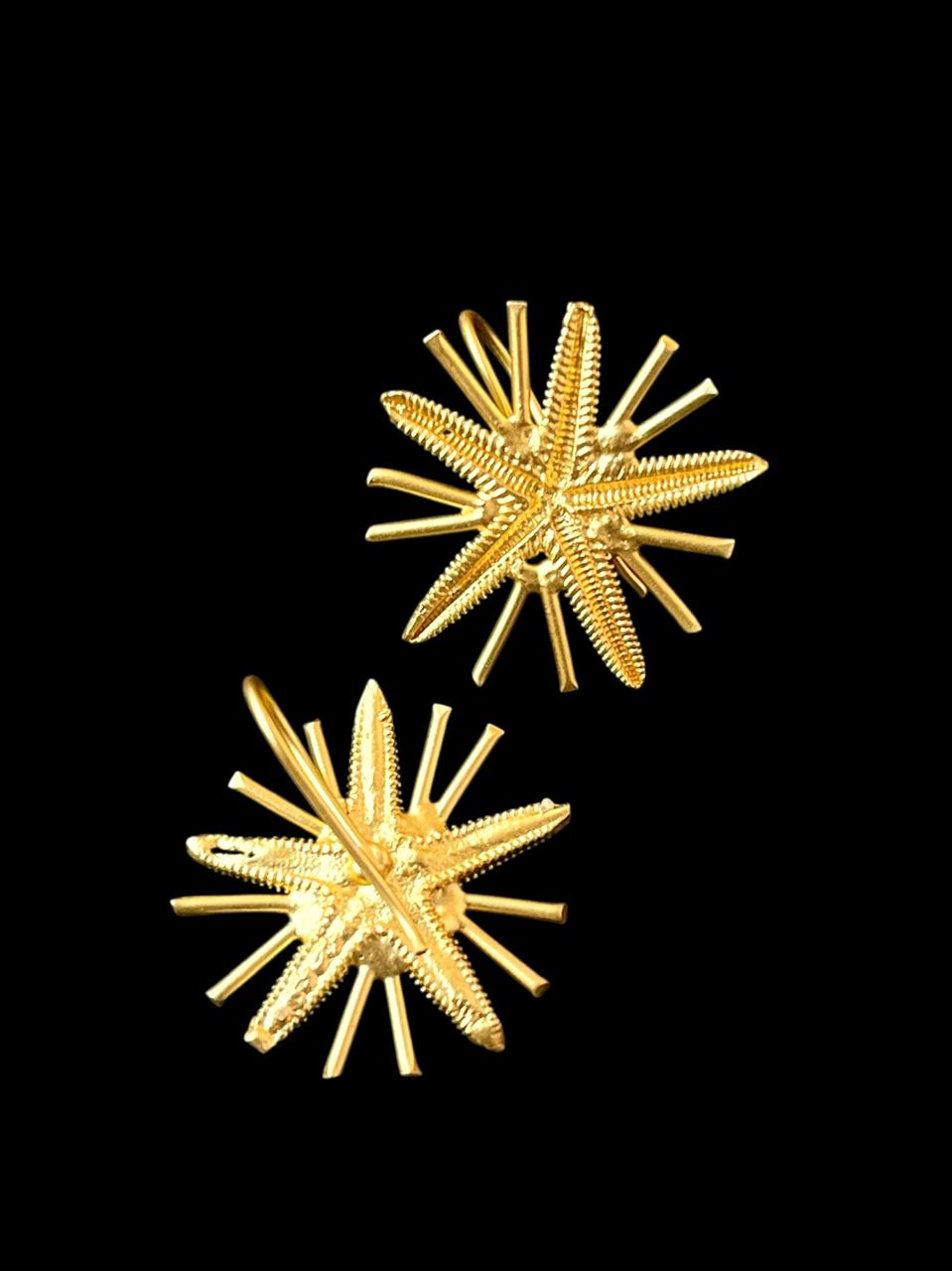 Beach Star Gold Stud Earring