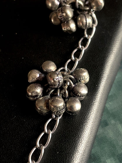 Oxidized Ghunghroo Chain Anklets