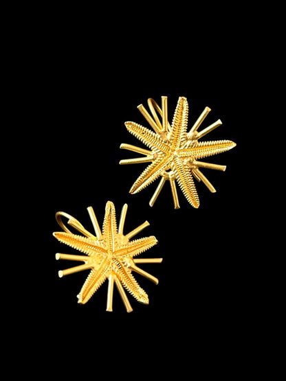 Beach Star Gold Stud Earring