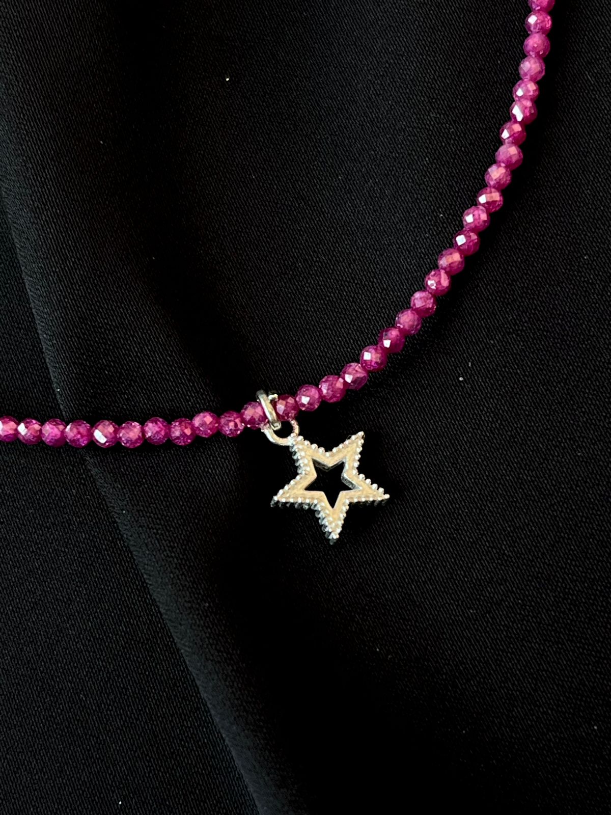 Silver Motif Beaded 92.5 Silver Anklet