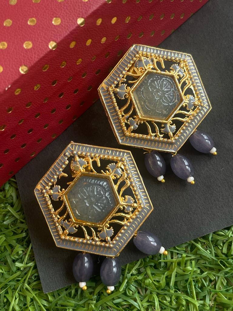 Meenakari Choker with Earring set