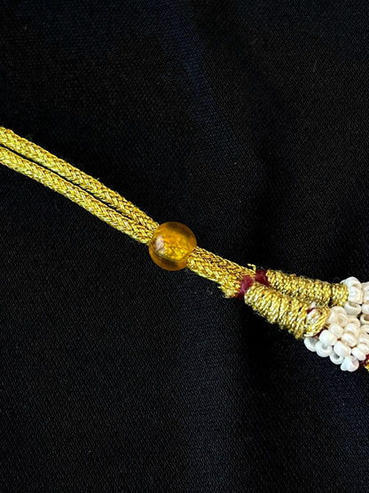 Monalisa Stone with Shell Pearl Pendant Necklace with Earring set