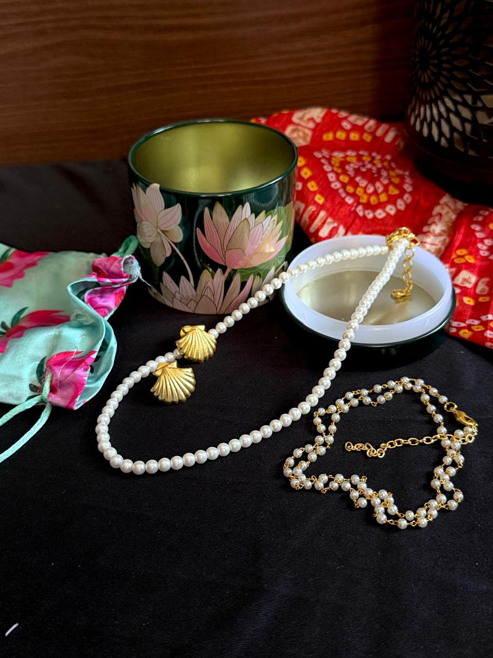 Beach Gift Box 3pc(1 Earring, 1 Necklace, 1 Necklace/Bracelet)
