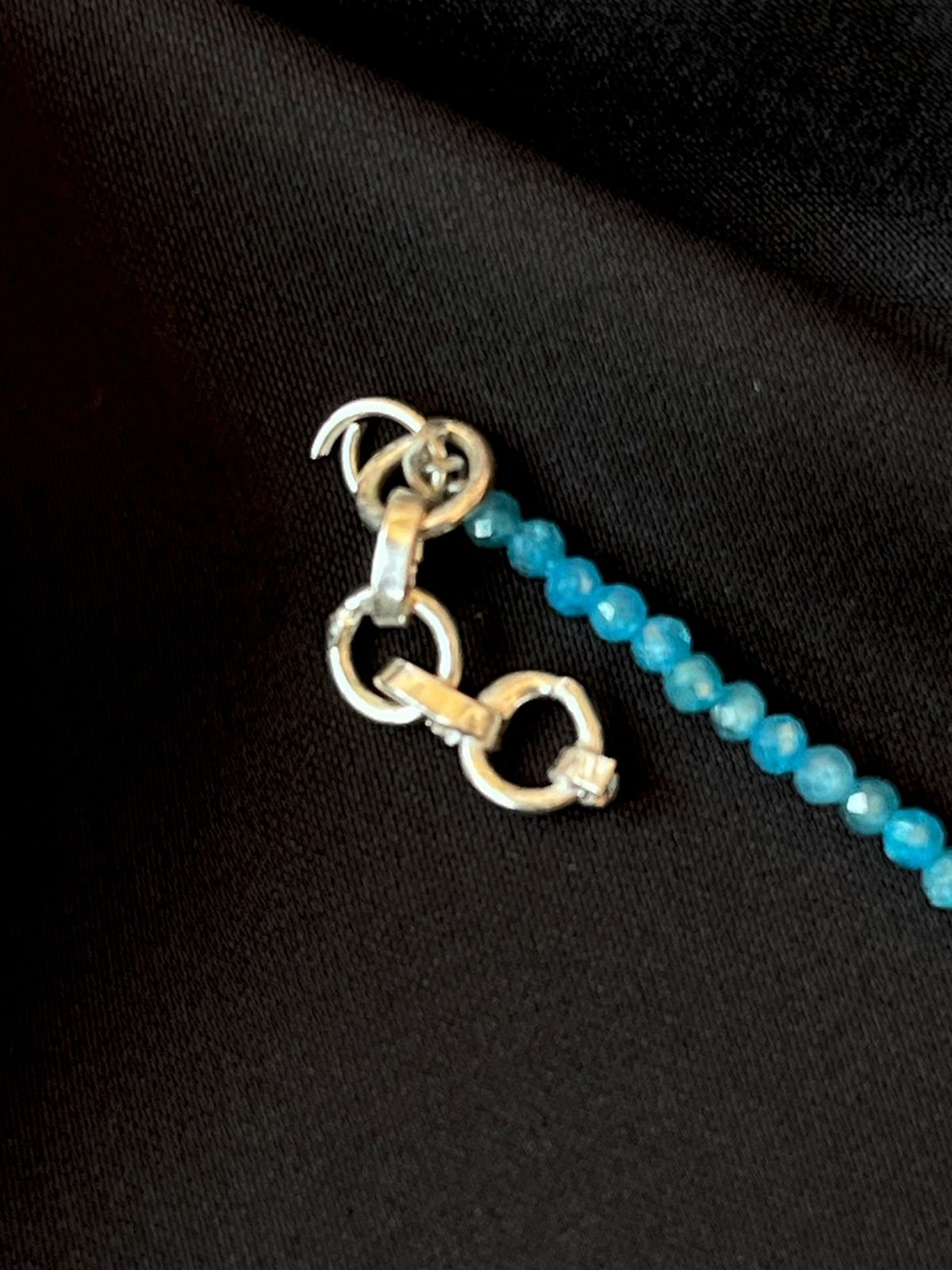 Beaded Gunghroo 92.5 Silver Anklet