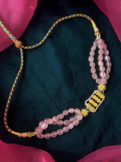 Pachi Kundan Stone Beaded Choker Necklace
