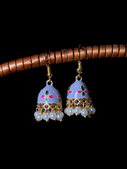 Meenakari Ethnic Jhumki Earring