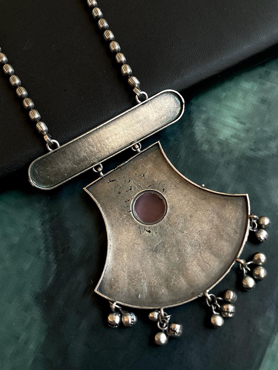 Monalisa Stone Black Polish Necklace