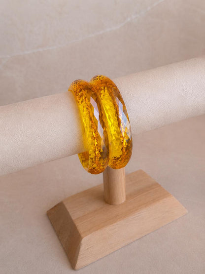 Acrylic Diamond Cut Jelly Kada