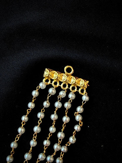 Ethnic Beaded in chain Ear Chain
