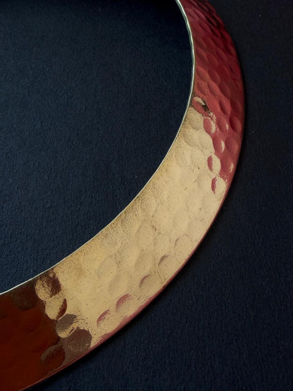 Plain Golden Hasli Choker Necklace