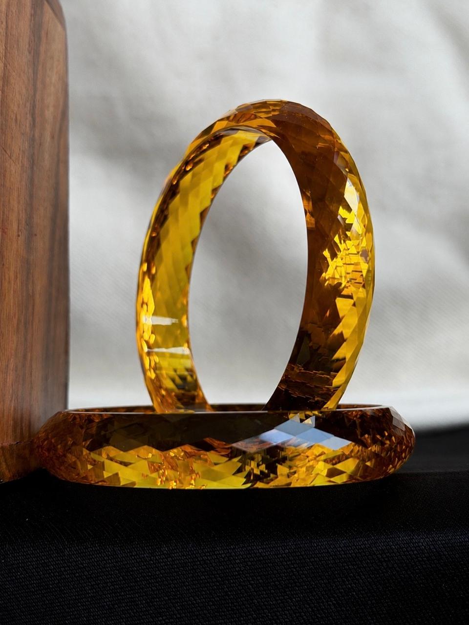 Acrylic Diamond Cut Jelly Kada