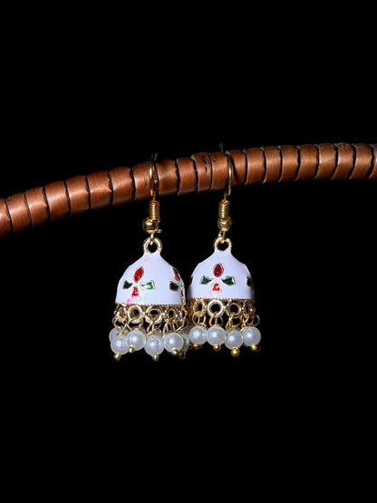 Meenakari Ethnic Jhumki Earring