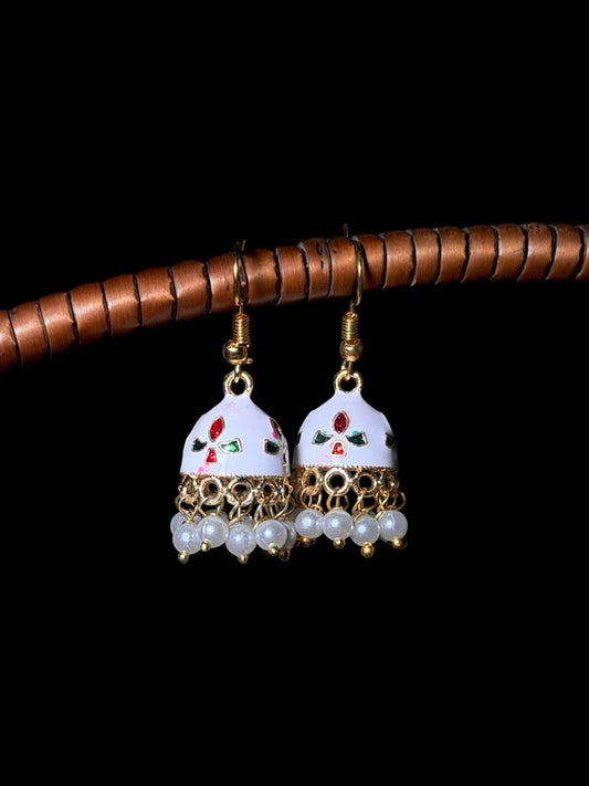 Meenakari Ethnic Jhumki Earring