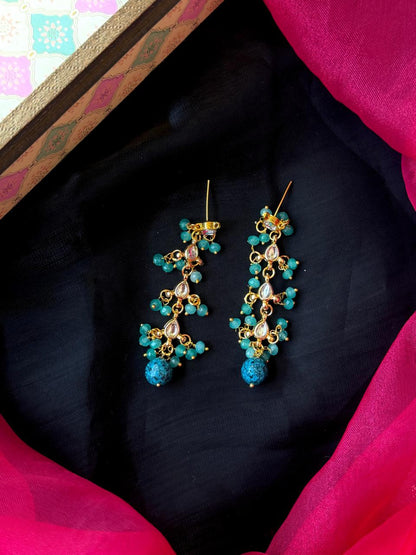 Kundan with Stone Beads Earring