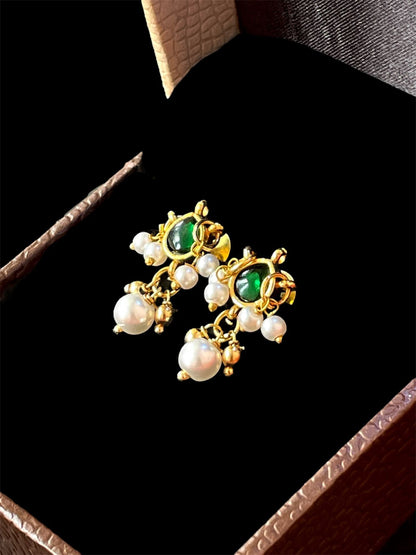 Monalisa Stone Meenakari Kundan Choker with Earring Set