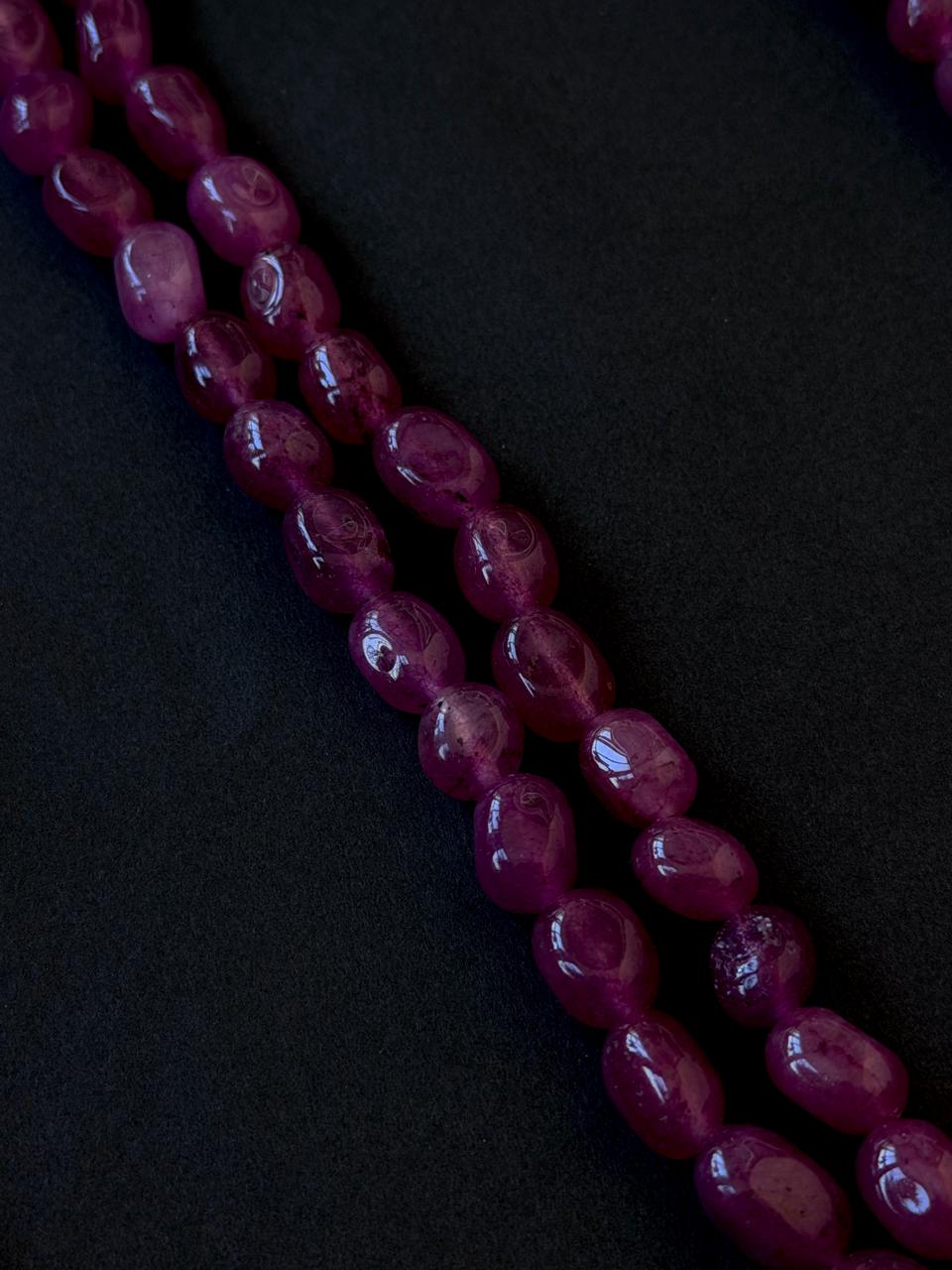 Stone Beads Double Layered Mala