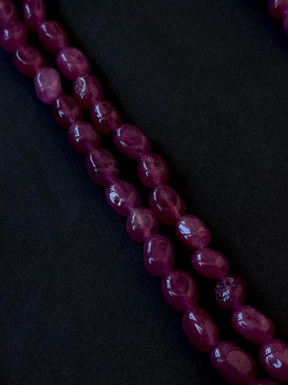 Stone Beads Double Layered Mala