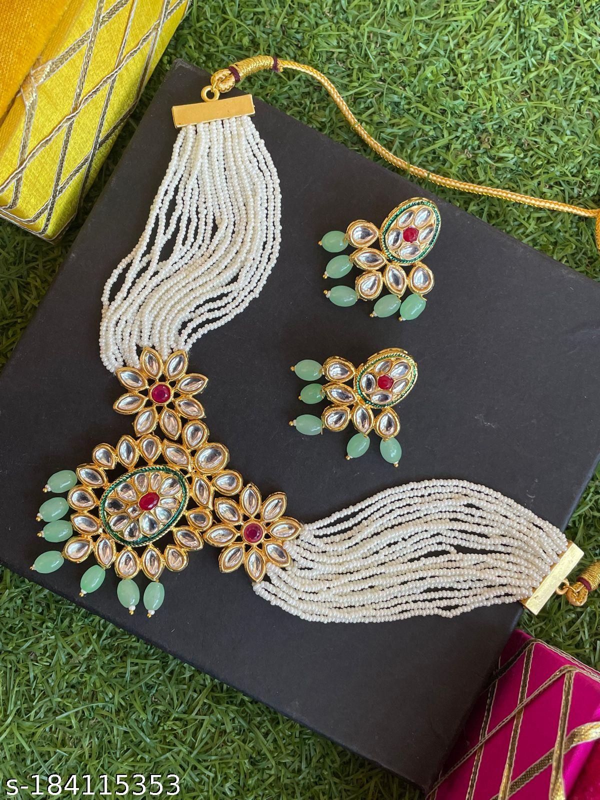 Kundan Choker with Earring Set