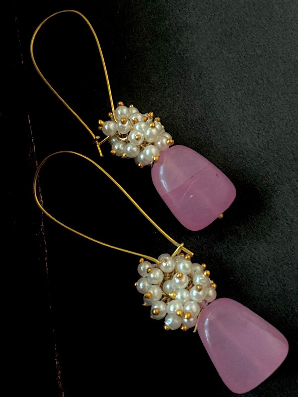 Natural stone with Cheer Earring